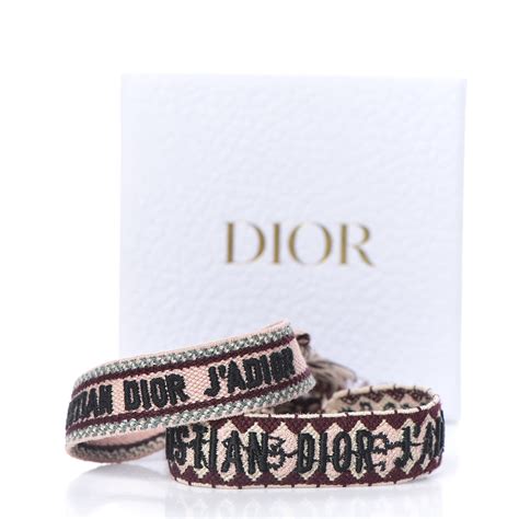 christian dior knit bracelet